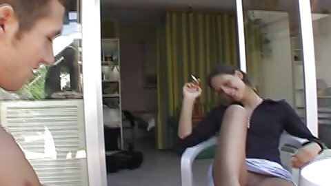 Skinny German Babe Gets Cum On Her Body...