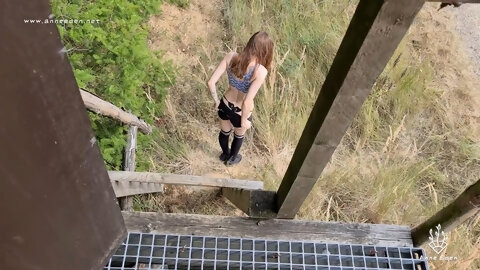 Voyeure See Teen Masturbate Outdoor And...